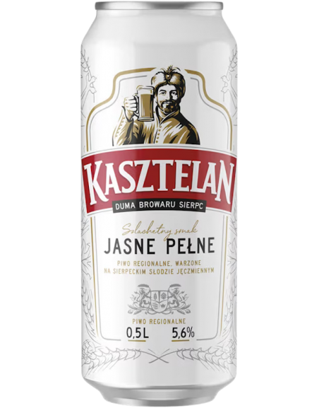 KASZTELAN JASNE PEŁNE  500 ml