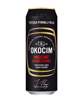 OKOCIM BLACK  CAN 500 ml